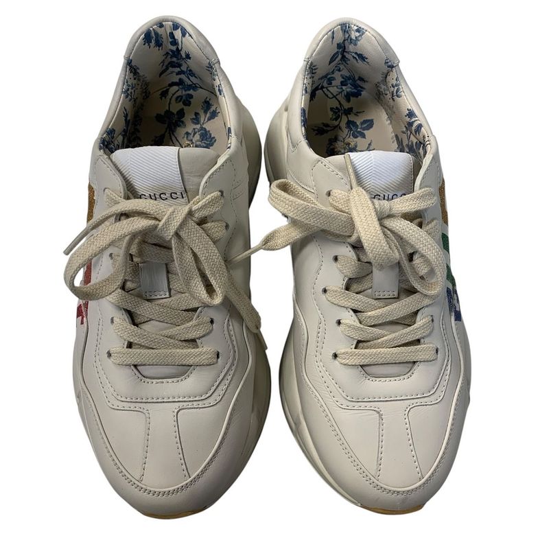 Gucci Light Glitter Logo Sneakers Shoes 2984 — view 5