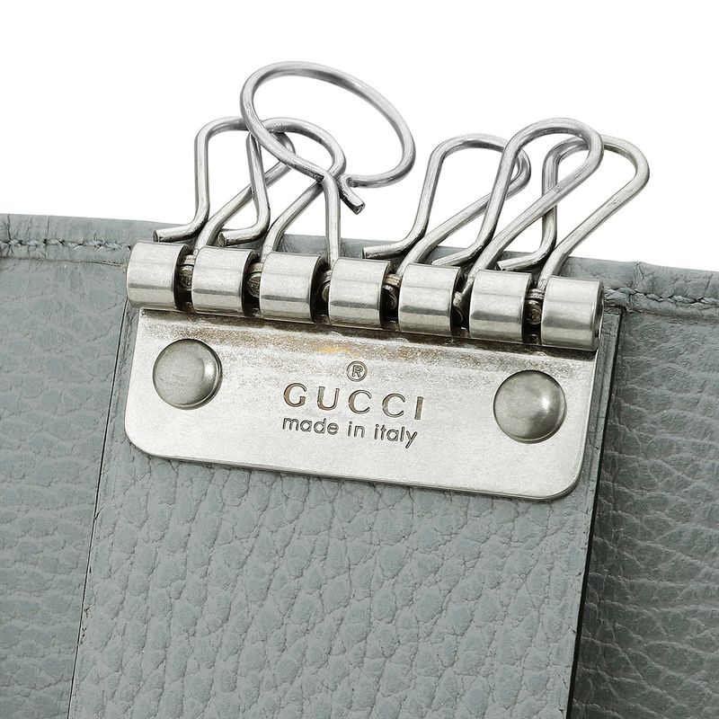 Gucci Key Case GG Marmont Gray — view 6