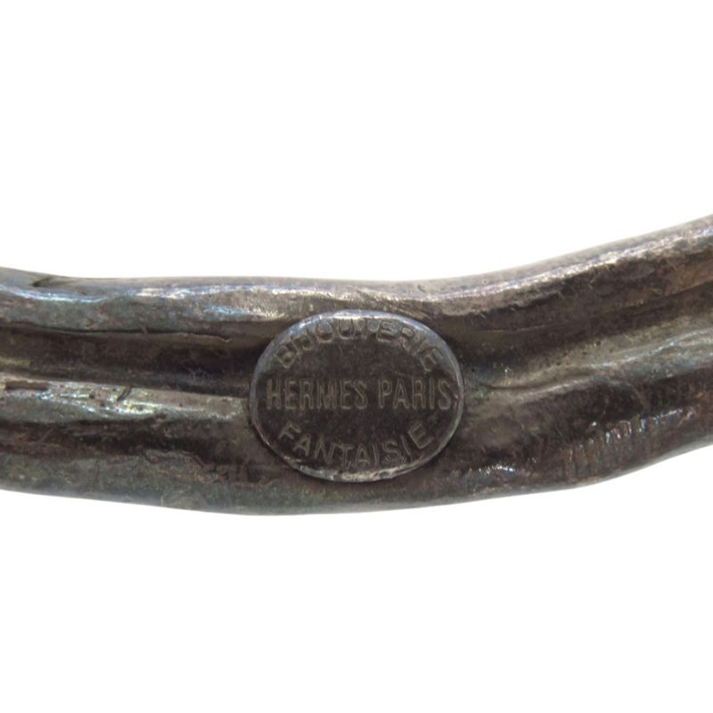 Hermes Vintage Metal Silver Choker 0858 — view 8
