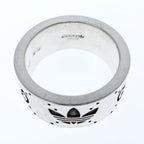 Gucci Adidas Collaboration Ring Engraving Wide Trefoil 17 AG 925 Jewelry — view 7