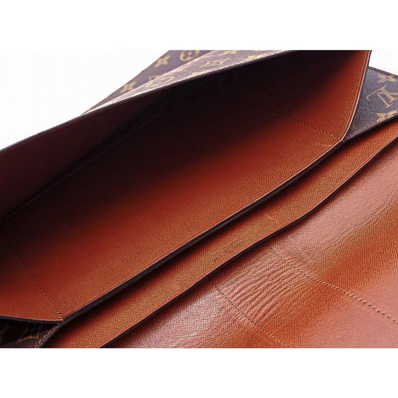 Louis Vuitton Poche Diplomat Homme Monogram Canvas Bag Clutch Document Case — view 8