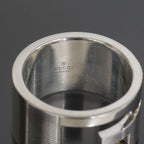 Gucci Wide Logo Ring No 14 Silver 925 E1183 — view 4
