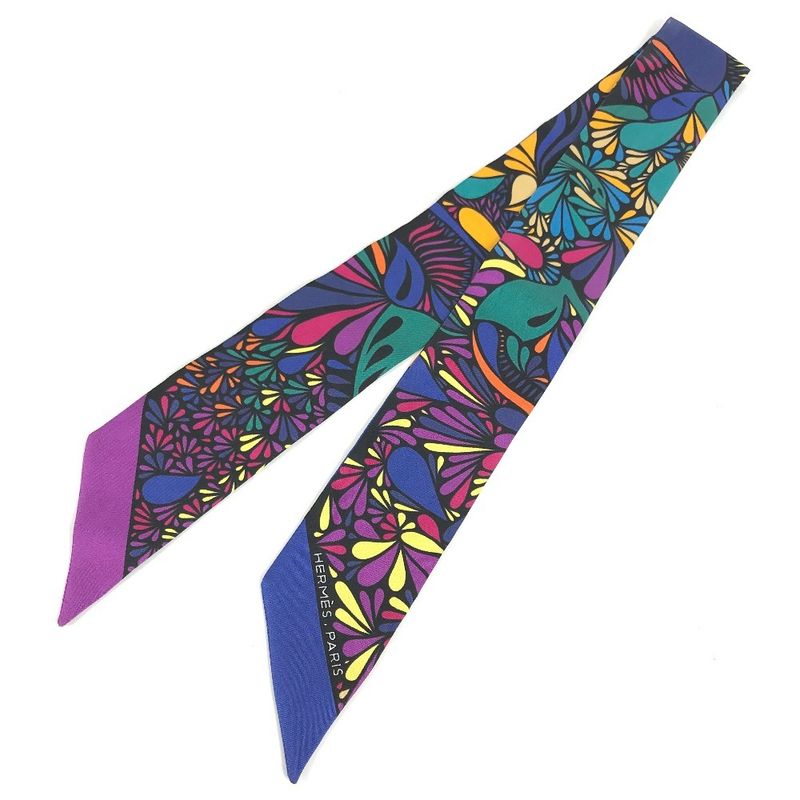 Hermes Scarf Twilly Silk Multicolor — view 2