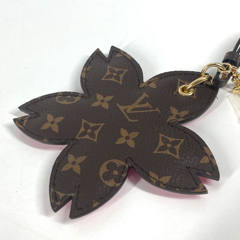 Louis Vuitton Bag Charm Cherry Blossom Monogram Canvas Brown — view 6