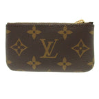 Louis Vuitton Monogram Pochette Cles 2025 Brown Coin Case Wallet 0460 — view 3