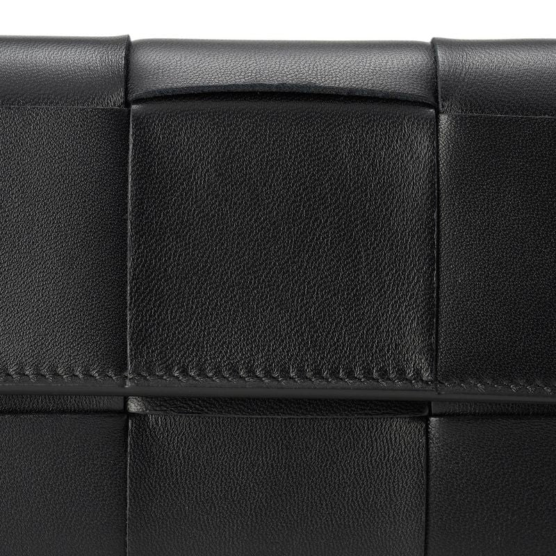 Bottega Veneta Long Wallet Leather Chain Nero — view 7