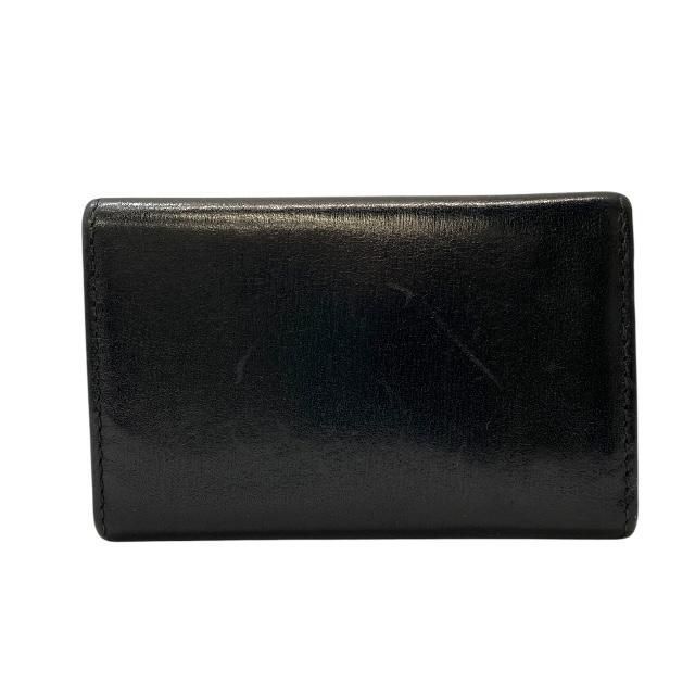 Gucci Interlocking G 6-Slot Key Case Hook Compact Leather Black — view 2