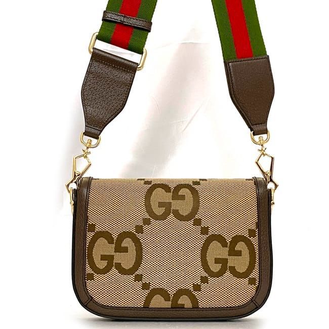 Gucci Shoulder Bag Brown Beige Horsebit — view 4