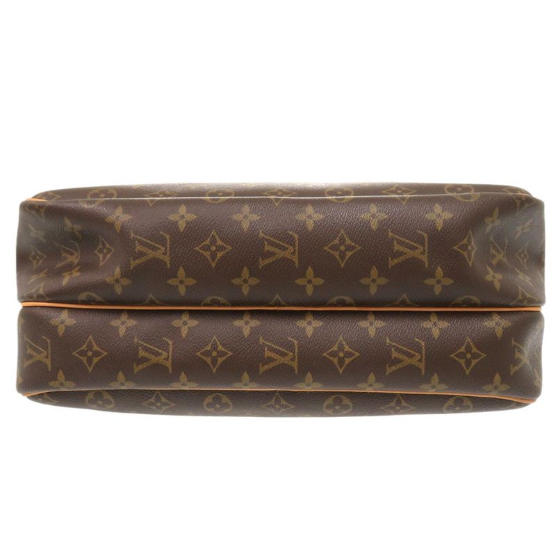 Louis Vuitton Reporter GM Monogram Brown Shoulder Bag 0241 — view 3