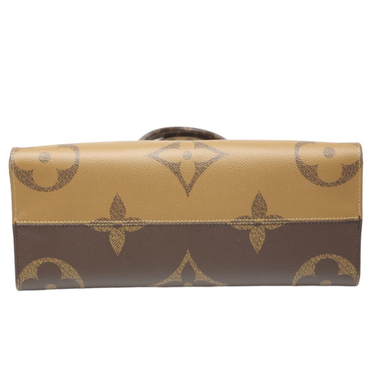 Louis Vuitton Monogram Tote On The Go MM Bag Brown — view 7