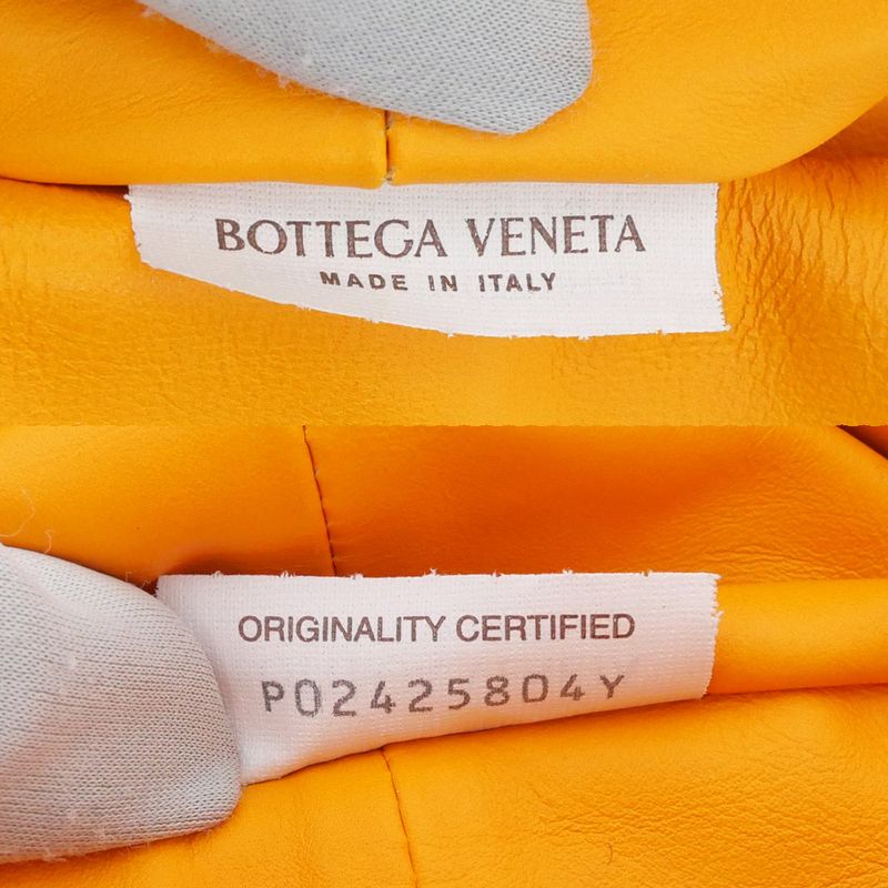 Bottega Veneta Double Knot Mini Handbag Orange Cuff — view 7