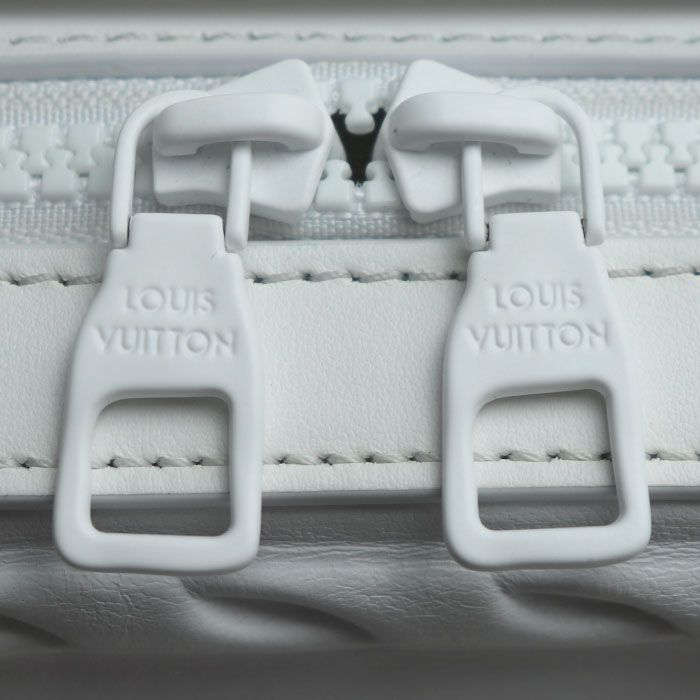 Louis Vuitton Ornament Soft Trunk Shoulder Bag White IC — view 5