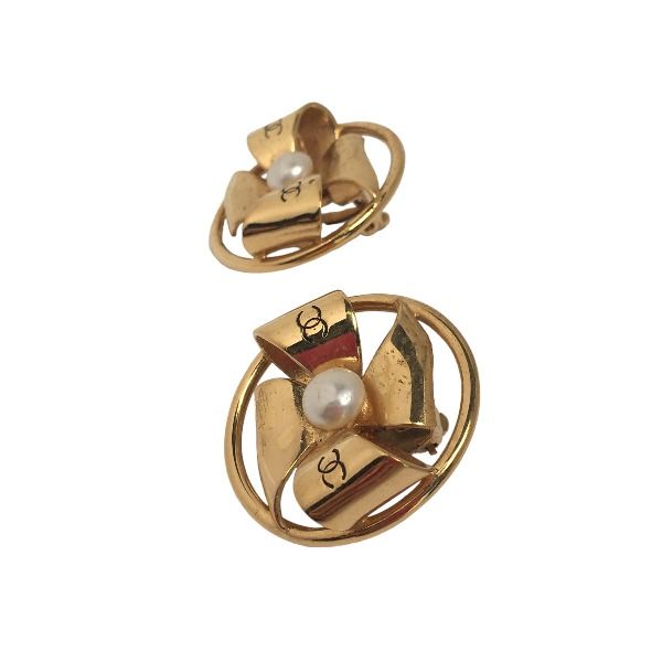 Chanel Large Earrings Coco Mark — view 5