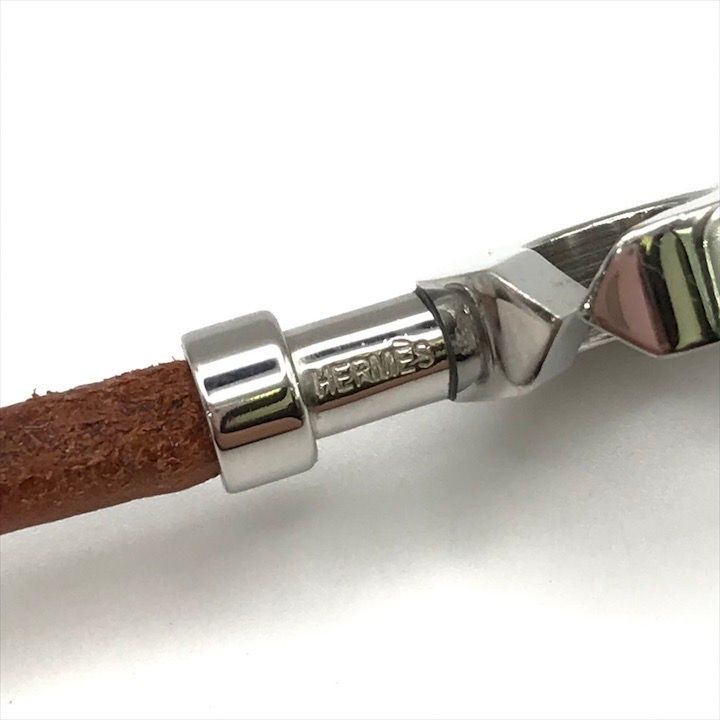 Hermes Leather Lancelot Choker Bracelet — view 6