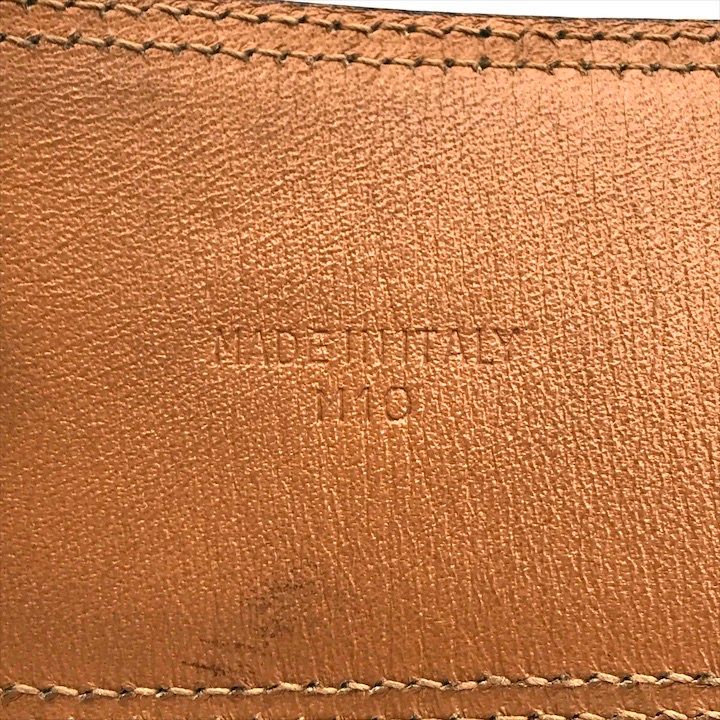 Celine Star Ball Belt 65 Suede Leather Black Gold — view 7