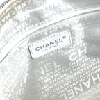 Chanel Handbag CC Coco Logo Leather Canvas Beige — view 4