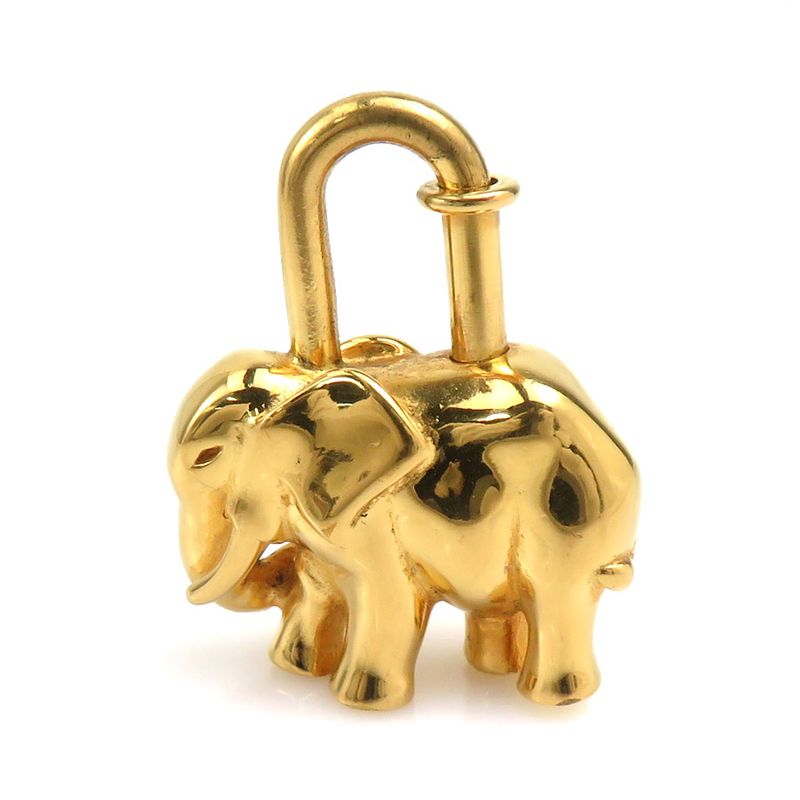 Hermes Charm Cadenas Animal Motif Elephant — view 2
