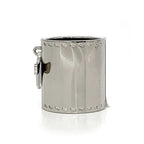 Hermes Scarf Ring Silver Saddle — view 4