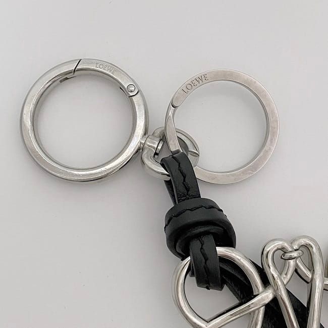 Loewe Charm Silver Black Anagram X02 — view 6