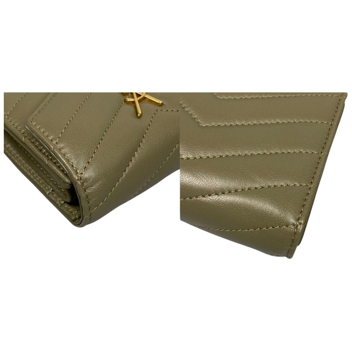 Saint Laurent Monogram YSL Cassandra Multi Wallet Trifold — view 8