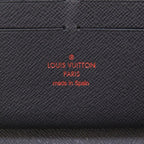 Louis Vuitton Monogram Ink Upside Down Zippy Organizer Navy Round Zipper — view 5