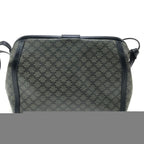 Celine Shoulder Bag Macadam Pattern Navy — view 3