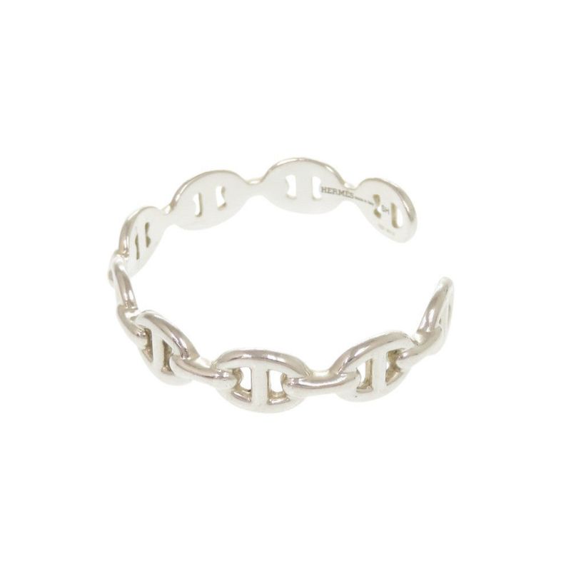 Hermes Chaine D'ancre Anchene SH Silver 925 Bangle Bracelet 1040 — view 3