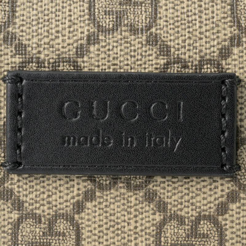 Gucci Pouch GG Supreme Beige Black — view 7