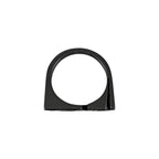 Fendi Ring Logo Letta 7 Aj272 M Size Black — view 7