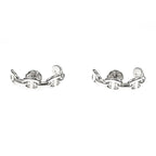 Hermes Earrings Chaine D'ancre Pair AG 925 Silver Accessories — view 5