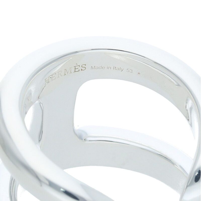 Hermes Osmose GM Silver Ring 53 13 — view 4