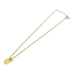 Christian Dior GP Rhinestone CD Logo Necklace Gold — view 5