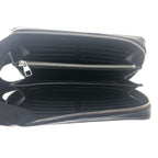 Louis Vuitton Long Wallet Round Zipper Travel Case Damier Graphite League — view 4