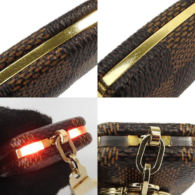 Louis Vuitton Key Holder Ring Light Astropyr Damier Ebene — view 4