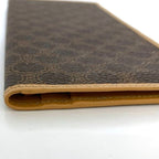 Celine Bifold Long Wallet Brown Beige Macadam — view 6