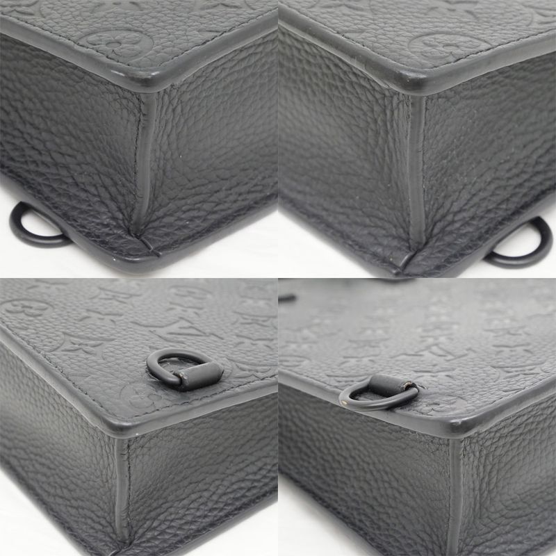 Louis Vuitton Sac Plat Messenger Tote Bag Hand Shoulder Taurillon — view 9