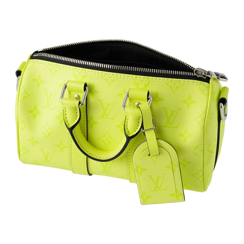 Louis Vuitton Shoulder Bag Keepall Bandouliere 25 Lemon Yellow — view 4