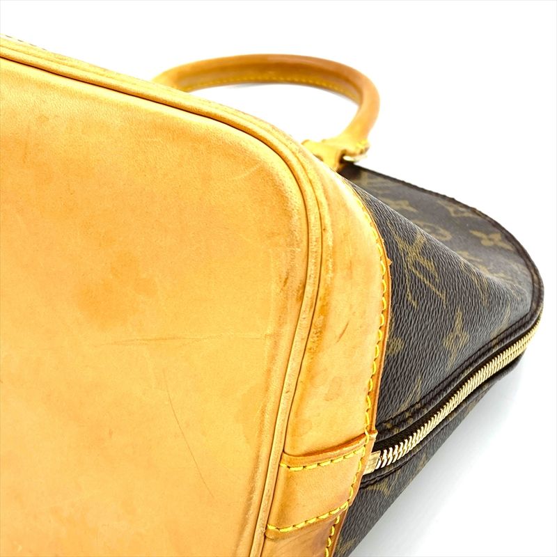 Louis Vuitton Alma PM Handbag Monogram Canvas Brown Gold Hardware Ba0054 — view 6