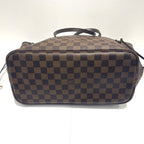 Louis Vuitton Damier Neverfull MM Leather Tote Shoulder Bag — view 6