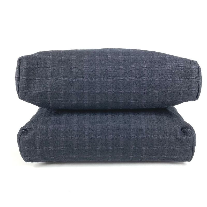 Hermes Shoulder Bag Amedava Cabas de Poche Cotton Navy — view 5