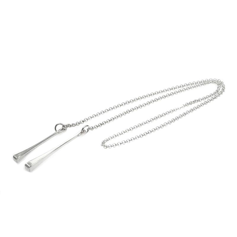 Hermes Necklace Cour De Forges AG 925 Silver Accessories Pendant — view 8