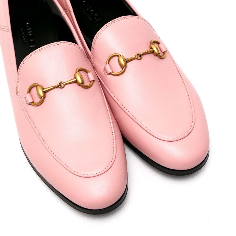 Gucci Brixton Loafers Size 37.5 Leather Horsebit — view 4