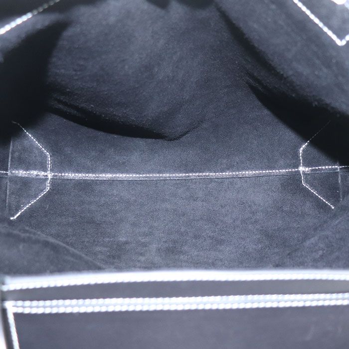 Hermes Cabas Serie 31 Tote Bag Black Stamped — view 6