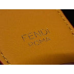 Fendi Strap Leather Shoulder Tote Pink — view 4