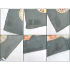 Hermes Carre 90 Magic la Magie Gray Orange Silk Scarf — view 5