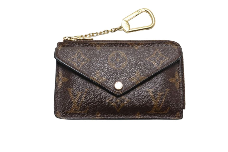 Louis Vuitton Monogram Recto Verso Canvas Leather Coin Case