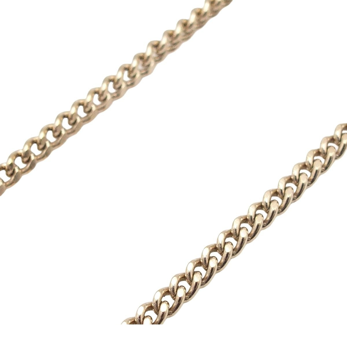 Chanel Necklace Light Gold Metal CC Logo Stone Faux Pearl — view 5