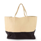 Celine Tote Bag Horizontal Cabas ebt Leather Beige Black Gold Hardware