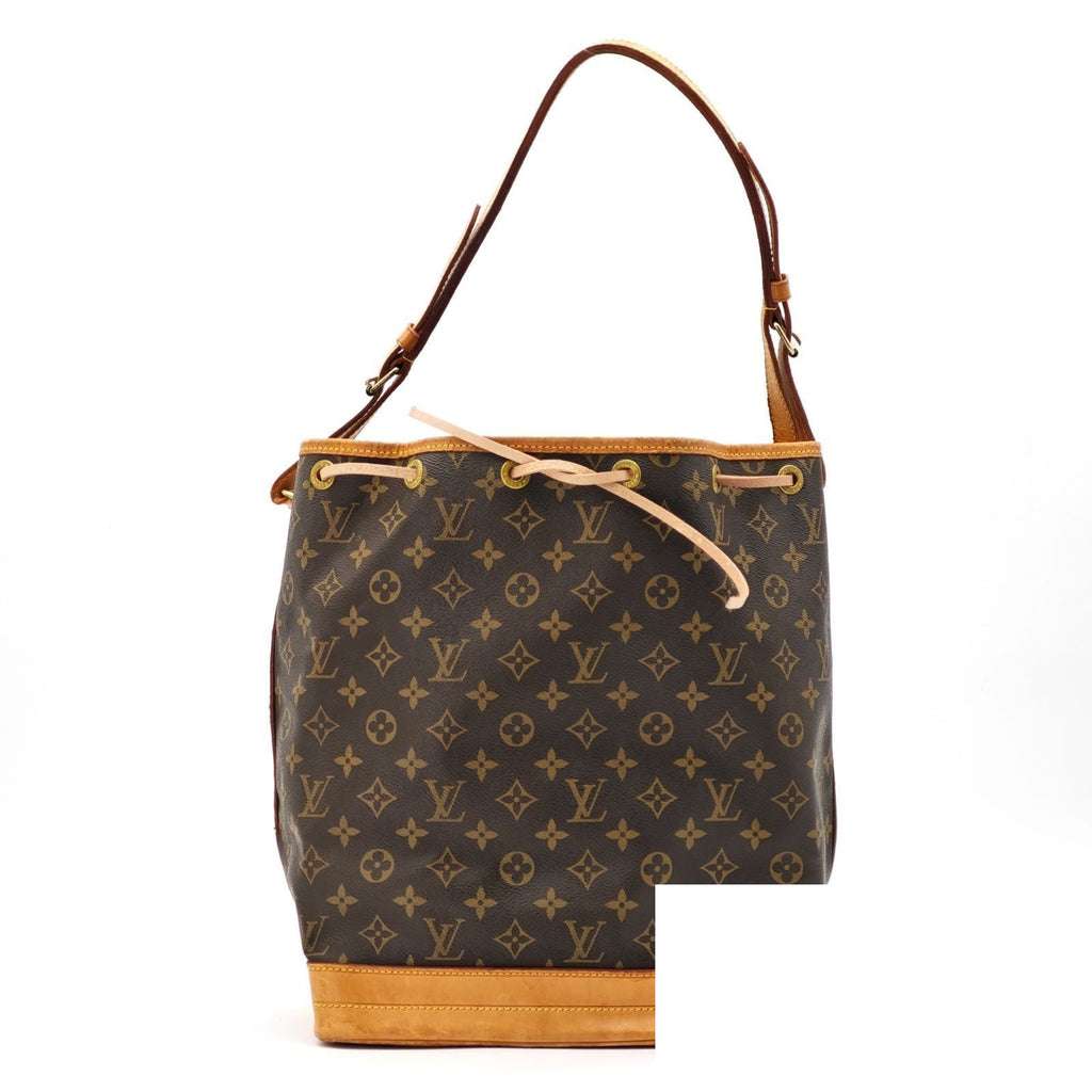 Louis Vuitton Noe Monogram Bucket Bag Brown
