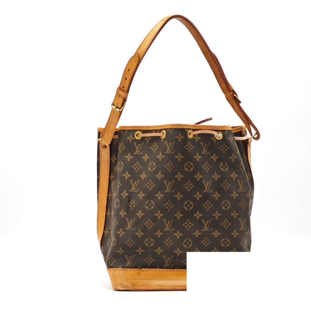 Louis Vuitton Noe Monogram Bucket Bag Brown